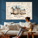 Wedding Guest Book Alternative Wall Art Canvas Print, Personalized Wedding Signature Poster, Custom Couple Photo Guestbook Canvas by MyGreatCanvas | Canvas Wall Art Prints | Photo Prints & Wall Decor