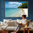 Puerto Rico Beach Paradise Wall Art – Tropical Coastal Print by MyGreatCanvas | Canvas Wall Art Prints | Photo Prints & Wall Decor