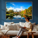 Charlotte Skyline Canvas Wall Art Print – North Carolina Cityscape Photography Print by MyGreatCanvas | Canvas Wall Art Prints | Photo Prints & Wall Decor