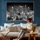 Charlotte Skyline Canvas Wall Art Print – North Carolina Cityscape Photography Print by MyGreatCanvas | Canvas Wall Art Prints | Photo Prints & Wall Decor