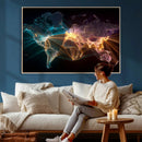 World Map and Global Flight Routes Map Canvas Wall Art, Worldwide Aviation Network Print, International Air Travel Wall Decor by MyGreatCanvas | Canvas Wall Art Prints | Photo Prints & Wall Decor