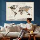 World Map Wall Art Print