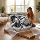Vintage Antique Airplane Wall Art Canvas Print