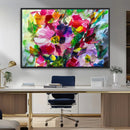 Oil Flower Abstract Canvas Print by MyGreatCanvas | Canvas Wall Art Prints | Photo Prints & Wall Decor