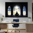Women and Yoga Wall Art Canvas Print