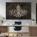 Rustic Chandelier Canvas Print by MyGreatCanvas | Canvas Wall Art Prints | Photo Prints & Wall Decor