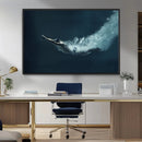 Swimmer Wall Art Canvas Print