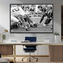 American Football Player Wall Art Canvas Print by MyGreatCanvas | Canvas Wall Art Prints | Photo Prints & Wall Decor