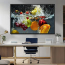 Kithen Vegetables World Wall Art Canvas Print