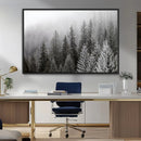Big Foggy Forest and Misty Trees Forest Wall Art Canvas by MyGreatCanvas | Canvas Wall Art Prints | Photo Prints & Wall Decor