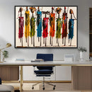 Abstract African Women Wall Art Canvas Print by MyGreatCanvas | Canvas Wall Art Prints | Photo Prints & Wall Decor