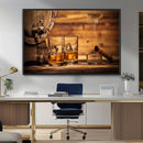 Rustic Whiskey and Barrel Canvas Print by MyGreatCanvas | Canvas Wall Art Prints | Photo Prints & Wall Decor