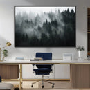 Foggy Forest Wall Art Canvas Print | 3 Panel Large Misty by MyGreatCanvas | Canvas Wall Art Prints | Photo Prints & Wall Decor