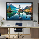 Crystal Clear Lake Wall Art | Mountains Wall Art Canvas | 3 by MyGreatCanvas | Canvas Wall Art Prints | Photo Prints & Wall Decor