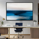 Dark Blue Abstract Wall Art Canvas Print by MyGreatCanvas | Canvas Wall Art Prints | Photo Prints & Wall Decor