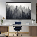 Misty Forest Canvas Wall Art – Monochrome Triptych Pine Tree by MyGreatCanvas | Canvas Wall Art Prints | Photo Prints & Wall Decor