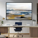 Abstract Landscape Wall Art Canvas | 3 Panel Modern Blue, by MyGreatCanvas | Canvas Wall Art Prints | Photo Prints & Wall Decor