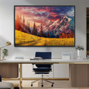 Mountain and Daylight Red Sunset Wall Art Canvas Print by MyGreatCanvas | Canvas Wall Art Prints | Photo Prints & Wall Decor