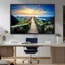 Mountain and Sunset Wall Art Canvas Print by MyGreatCanvas | Canvas Wall Art Prints | Photo Prints & Wall Decor