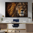 Mighty Lion Wall Art Canvas Print – Majestic Animal Portrait by MyGreatCanvas | Canvas Wall Art Prints | Photo Prints & Wall Decor