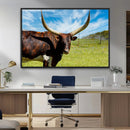 Longhorn and Cow Wall Art, Country Cow Wall Decor Canvas by MyGreatCanvas | Canvas Wall Art Prints | Photo Prints & Wall Decor