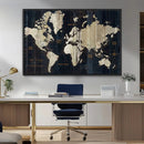 World Map Canvas Print – Detailed Map of the World Wall Art by MyGreatCanvas | Canvas Wall Art Prints | Photo Prints & Wall Decor