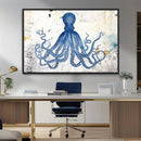 Octopus Canvas Wall Art | Coastal Marine Life Artwork for by MyGreatCanvas | Canvas Wall Art Prints | Photo Prints & Wall Decor