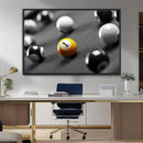 Wall Art Pool Table and Balls Canvas Print by MyGreatCanvas | Canvas Wall Art Prints | Photo Prints & Wall Decor