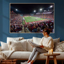 Washington-Grizzly Stadium Canvas Print, American Football