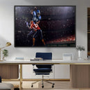 American Football Wall Art Canvas Print, Stadium Sport Wall