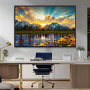 Grand Teton Park Sunrise Wall Art – Vibrant Landscape Canvas by MyGreatCanvas | Canvas Wall Art Prints | Photo Prints & Wall Decor