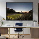 Oregon Ducks Football Team Print - Eugene Autzen Stadium