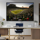 Oregon Stadium Canvas Wall Art - Captivating Game Day Scene