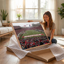 Wisconsin Badgers Team Print Canvas - Madison Camp Randall
