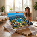 Los Angeles Dodgers Wall Art Canvas, Dodger Stadium Wall Art