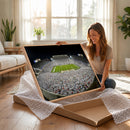 Beaver Stadium Night Game Triple Canvas Wall Art - Penn