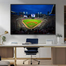 Truist Park Night Game Canvas Art - Atlanta Braves Stadium