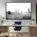 Vintage Farmhouse Black and White Triptych Wall Art – Giclee
