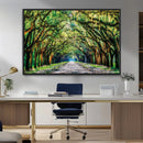 Serene Tree Tunnel Wall Art Canvas Print – Pathway Under by MyGreatCanvas | Canvas Wall Art Prints | Photo Prints & Wall Decor