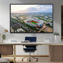 Old Trafford Manchester United Stadium Wall Art Canvas Print