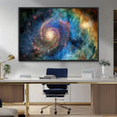 Spiral Galaxy Wall Art Canvas Print