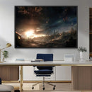 Avengers Planet Wall Art Canvas Print