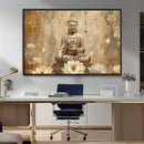 Buddha Wall Art Canvas Print, Buddha Meditation Room Decor,