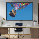 Carl Fredricksen, Up Movie Wall Art, Balloons Wall Art, Air