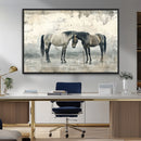 Chines Style Majestic Horses Wall Art | Ready to Hang and