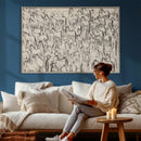 Abstract Horse Sketch Wall Art | Ready to Hang and Framed |