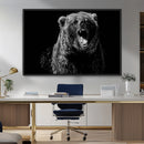 Bear Canvas Print | Wildlife Wall Art for Cabin Decor |