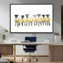 Farmhouse Wall Art Sheep Print | Ready to Hang Framed Canvas by MyGreatCanvas | Canvas Wall Art Prints | Photo Prints & Wall Decor