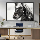 Framed Black and White Horse Wall Art | Ready to Hang and by MyGreatCanvas | Canvas Wall Art Prints | Photo Prints & Wall Decor