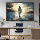 Jesus Walking on Water Wall Art | Canvas Print | Ready to by MyGreatCanvas | Canvas Wall Art Prints | Photo Prints & Wall Decor
